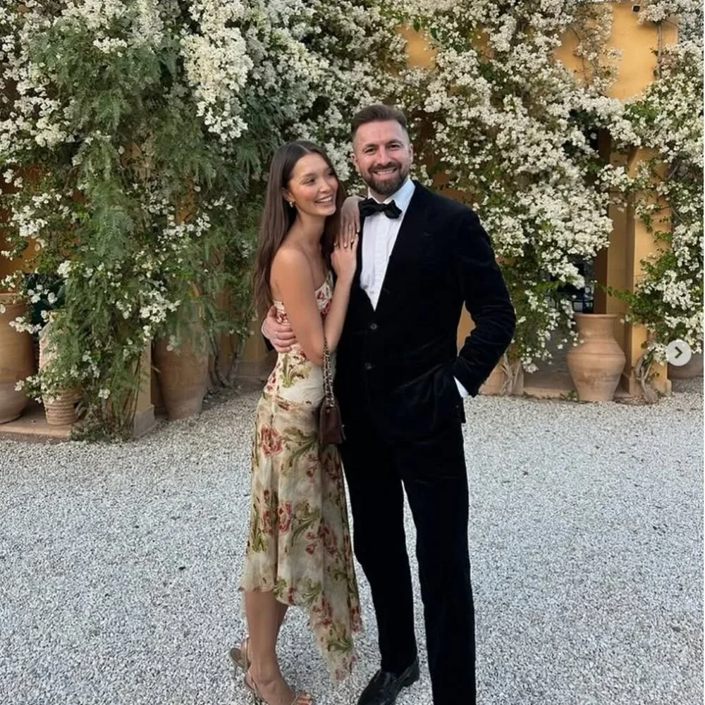 Bec + Bridge Monette Asymmetrical Strapless Midi Dress - Picture 2 of 3